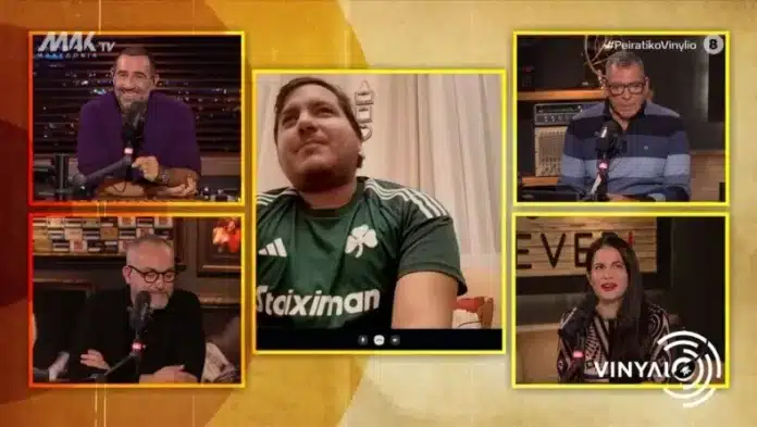 vinylio-pao Παραλίγο να φάει... «Άντε γεια» οπαδός του Παναθηναϊκού στο «Vinylio» του Κανάκη!